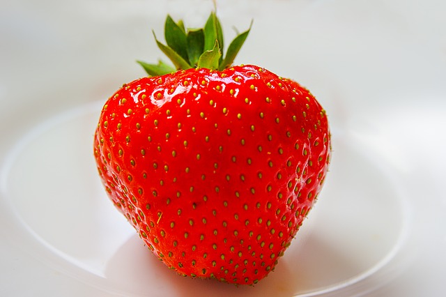 A strawberry is an excellent tool for mindfulness based activity